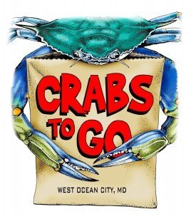 Crabs to Go logo used for Hooked on OC's website