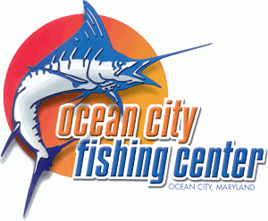 Logo for Ocean City Fishing Center used for Hooked on OC's website