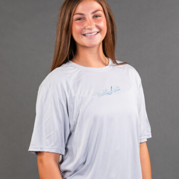 Hooked On OC Short Sleeve Tech Shirt with Marlin and Tuna